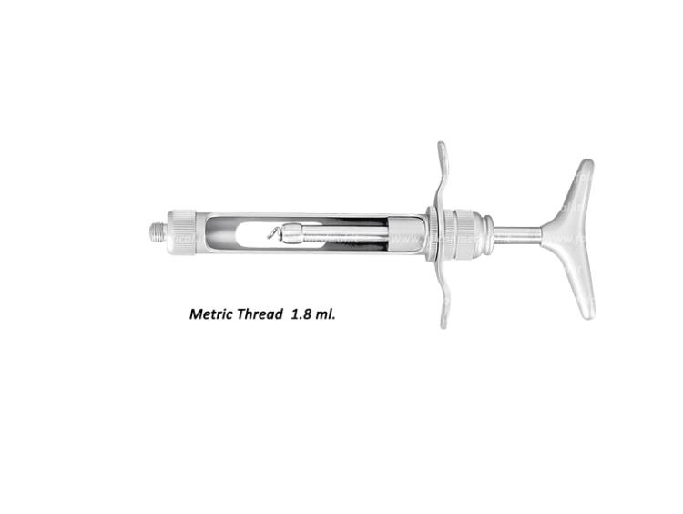 DA.635.180 Seringue à anesthésie sans aspiration – Image 1